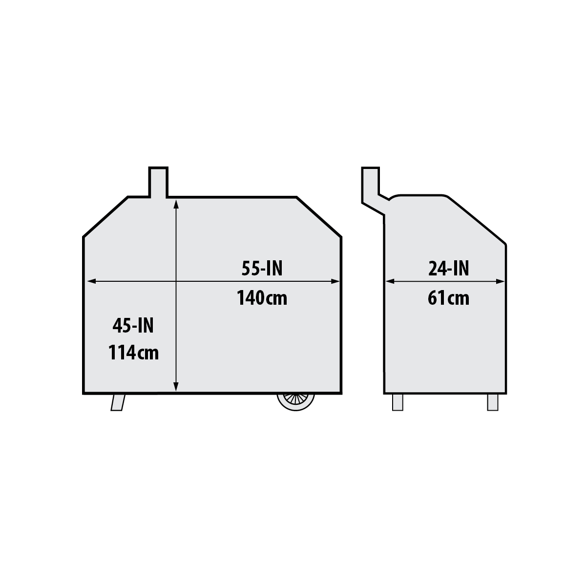 Housse de barbecue haut de gamme | Regal™ Pellet 400