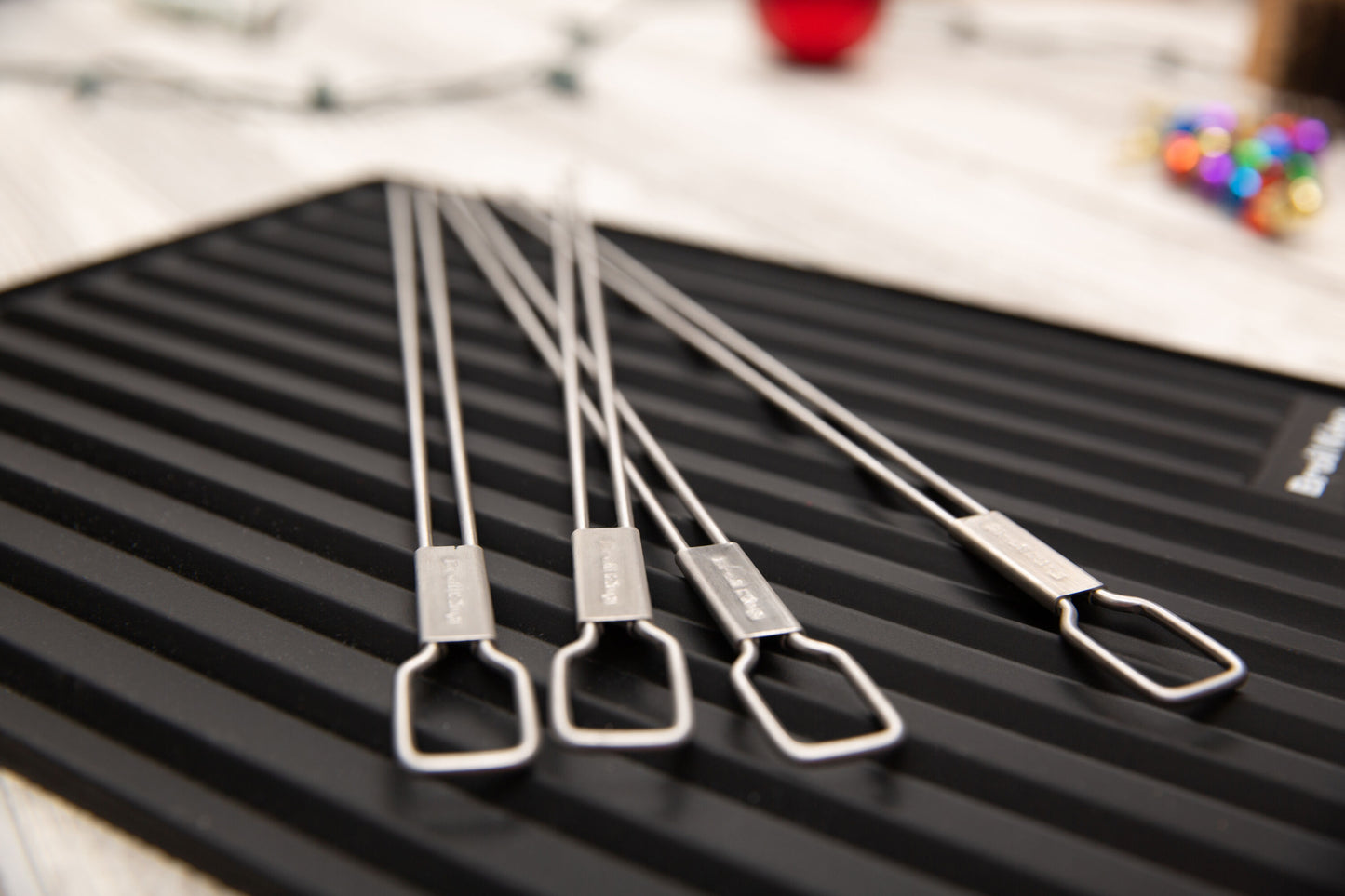 Tapis d'étagère latérale en silicone