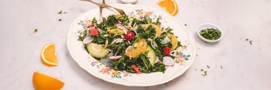 Winter Kale Citrus Salad