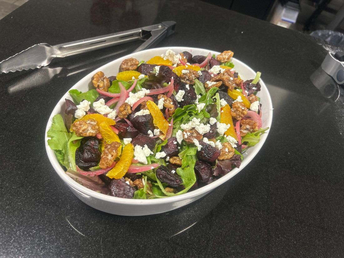 Smoked Beet and Goat Cheese Holiday Salad