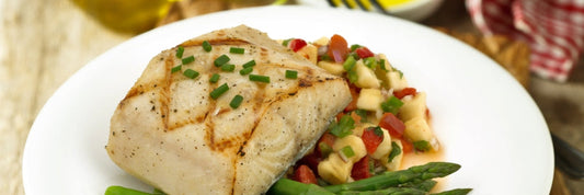 Black Cod With Banana Salsa
