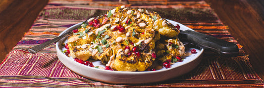 Harissa Tahini Cauliflower Steaks