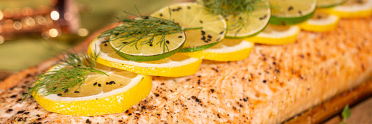 Citrus Cedar Planked Salmon