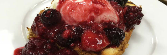 Grilled Pound Cake Fruit Topper