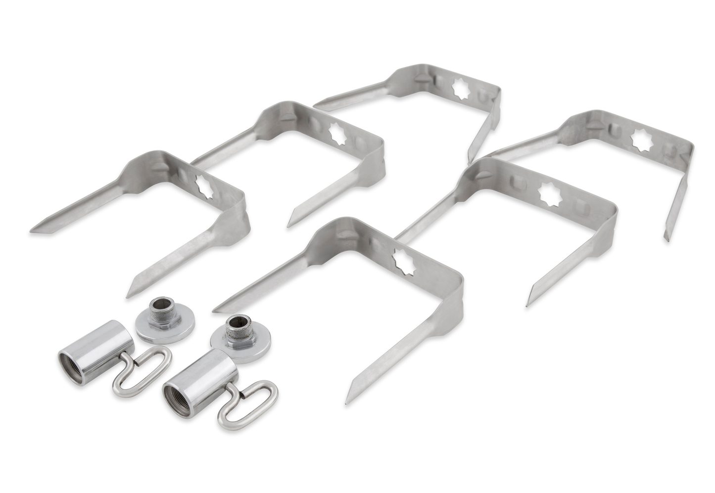 Fourchettes à rôtisserie Mega en acier inoxydable