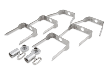 Fourchettes à rôtisserie Mega en acier inoxydable