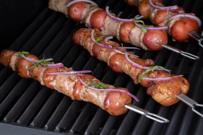 Spieße mit zwei Zinken