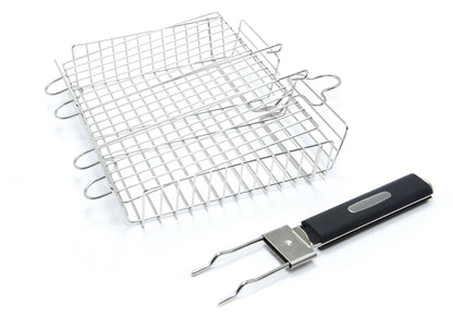 Detachable Handle Grill Basket