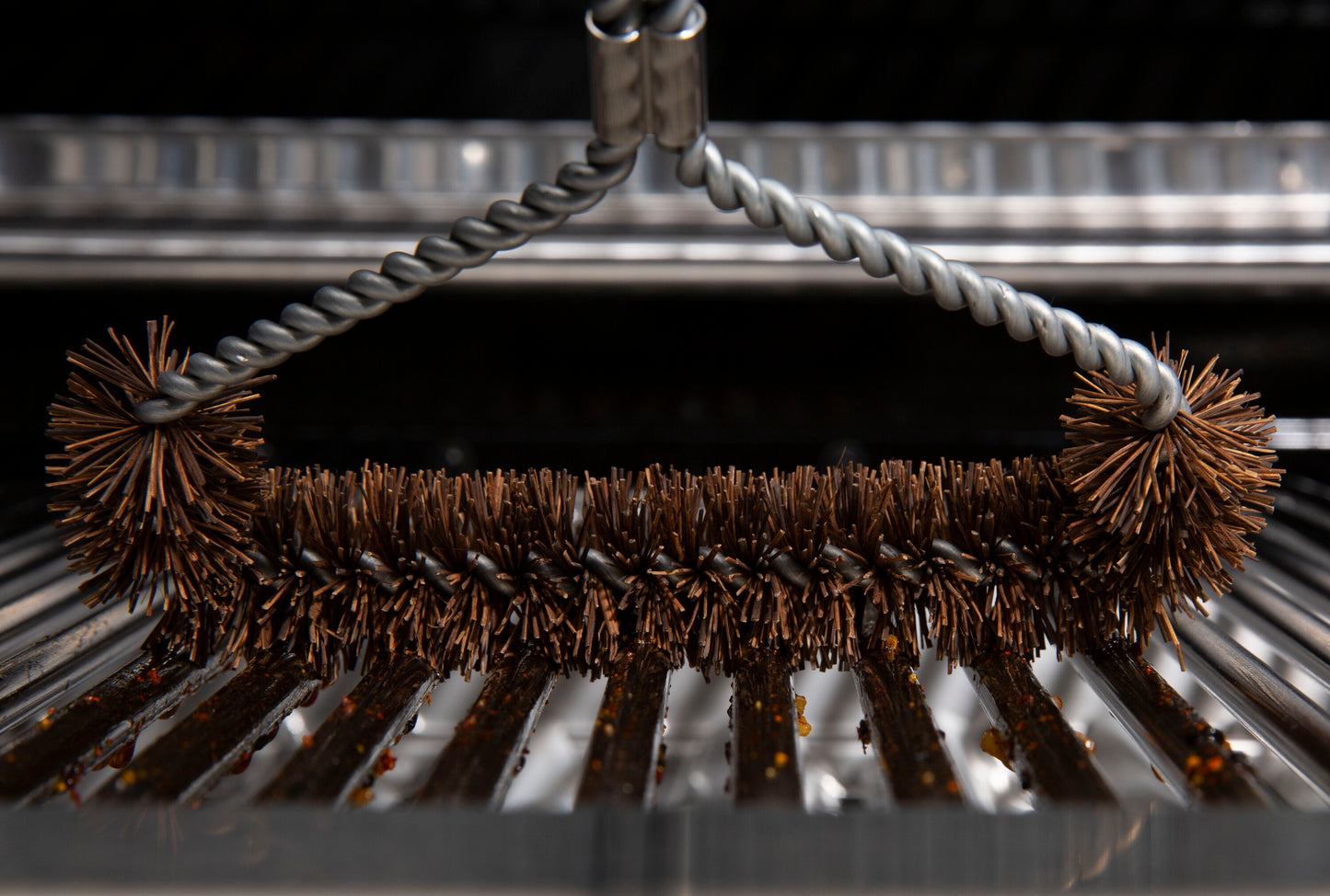 Brosse à gril Palmyra à trois têtes