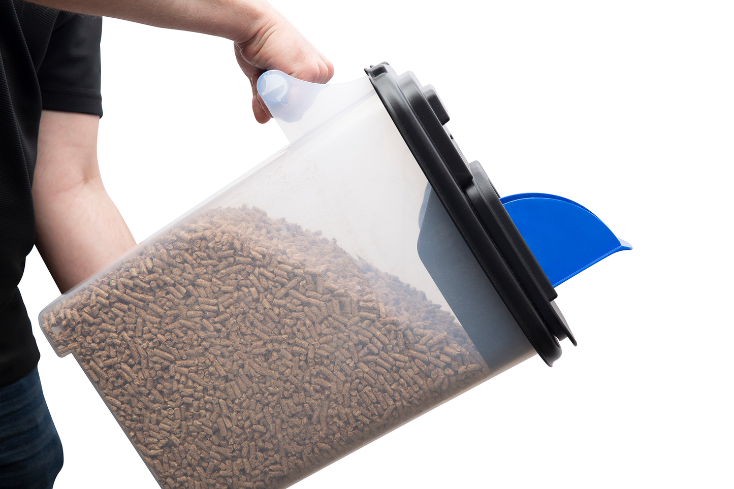 Bac de stockage de granulés de bois