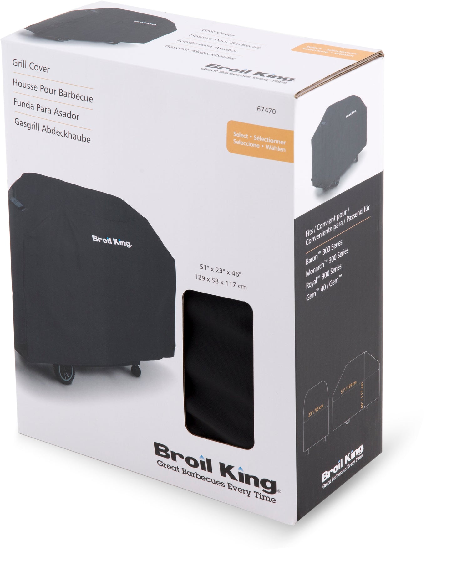 Housse de gril Select de 51"