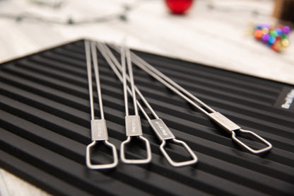 Tapis d'étagère latérale en silicone