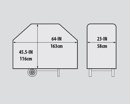 64" Premium-Abdeckung aus PVC-Polyester