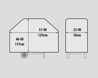 51" Select Grill-Abdeckung